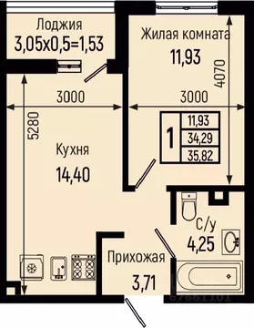 1-к кв. Краснодарский край, Туапсинский муниципальный округ, с. Небуг ...