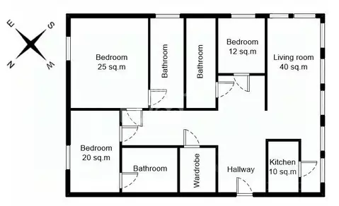 3-к кв. Москва Староконюшенный пер., 36С2 (180.0 м)