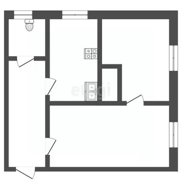 2-к кв. Вологодская область, Устюжна пер. Чехова, 12 (35.3 м)