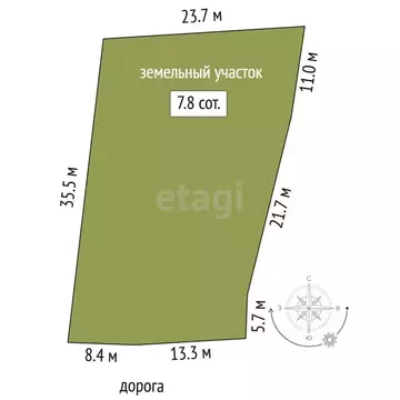 Участок в Башкортостан, Стерлитамак Ромашка СНТ,  (7.75 сот.)