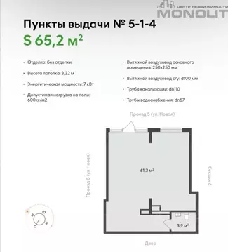 Торговая площадь в Свердловская область, Екатеринбург ул. Академика ...