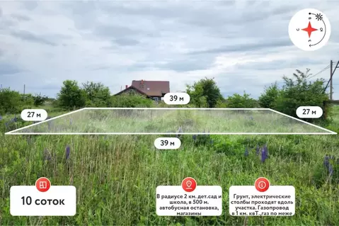 Участок в Калининградская область, Зеленоградский муниципальный округ, ...