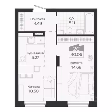 2-к кв. Новосибирская область, Новосибирский район, Краснообск рп ...
