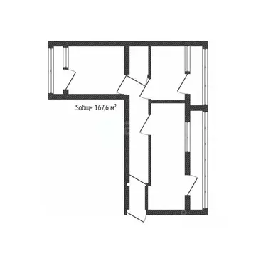 4-к кв. Брянская область, Брянск ул. Молодой Гвардии, 2Б (167.6 м)