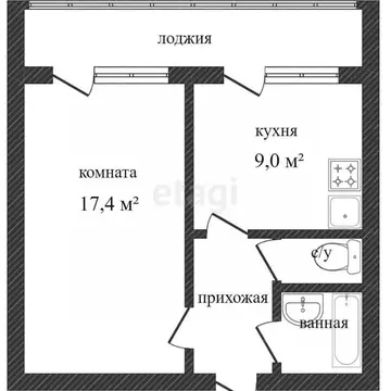 1-к кв. Белгородская область, Белгород 10-й мкр, ул. Спортивная, 16 ...