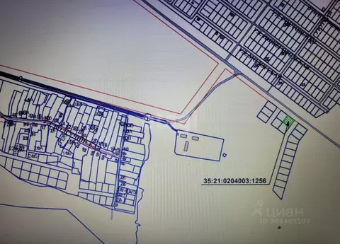 Участок в Вологодская область, Череповец ул. Командарма Белова, 104 ...