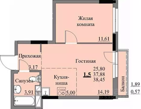 1-к кв. Удмуртия, Ижевск Автопроизводство жилрайон, 3-й мкр, Арден на ...