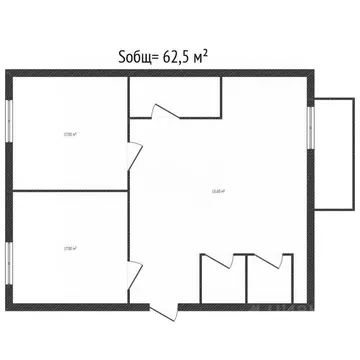 2-к кв. Брянская область, Брянск Почтовая ул., 73 (62.5 м)