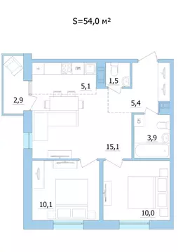 3-к кв. Карелия, Петрозаводск Старая Кукковка тер., Старая Кукковка-3 ...