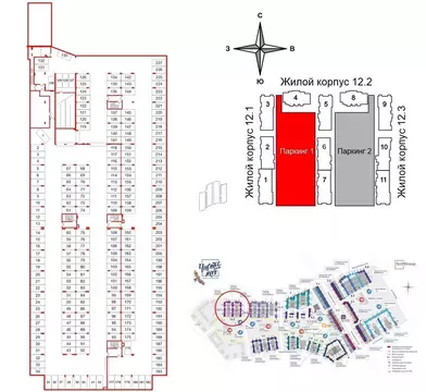 Гараж в Санкт-Петербург Чистое Небо жилой комплекс (13 м)