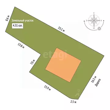Дом в Башкортостан, Стерлитамак Комсомольская ул. (125 м)