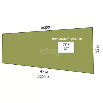 Участок в Стерлитамак, СНТ Ольховка (7 м)