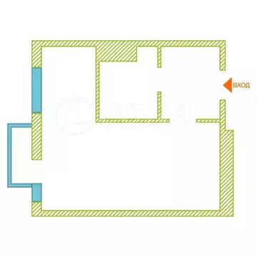 Квартира-студия: Патрушева, улица Николая Гоголя, 9 (30.4 м)