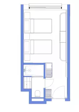 Студия Ставропольский край, Пятигорск ул. Леваневского, 3Д (21.1 м)