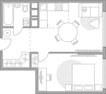 2-к кв. Московская область, Долгопрудный Гранитный мкр, Бригантина ...
