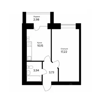 1-к кв. Ярославская область, Ярославль пос. Норское, Норские ...