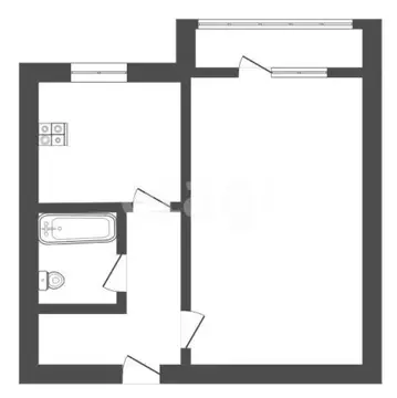1-комнатная квартира: Борисоглебск, улица Терешковой, 16Б (31 м)