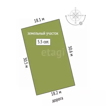 Участок в Ростовская область, Азовский район, Елизаветинское с/пос, ...