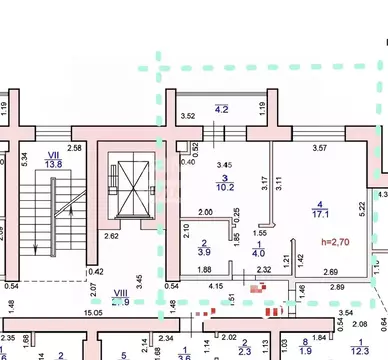 1-к кв. Калмыкия, Элиста ул. Имени Н.С. Хрущева, 15 (39.2 м)