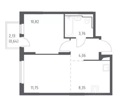 1-к кв. Москва ул. Любучанская, 1 (40.2 м)