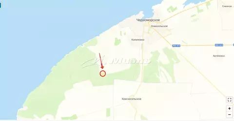 Участок в Крым, Черноморский район, Оленевское с/пос, с. Оленевка  ...