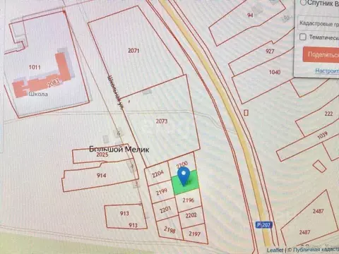 Участок в Саратовская область, Балашовский район, с. Большой Мелик ...