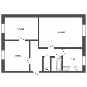 3-к кв. Ярославская область, Рыбинск ул. Колышкина, 15 (63.0 м)
