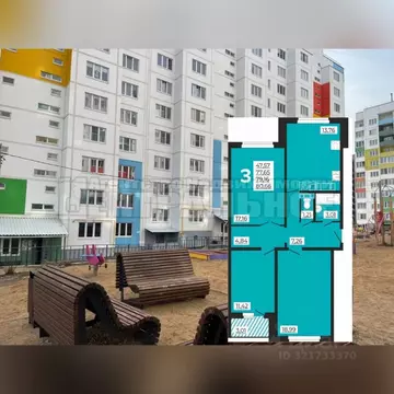 3-к кв. Смоленская область, Смоленский муниципальный округ, д. ...