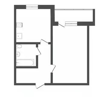 1-к кв. Тюменская область, Тюмень ул. Муравленко, 13 (32.0 м)