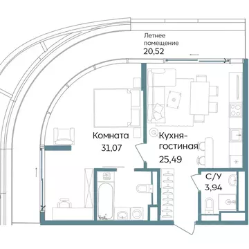 2-к кв. Крым, Саки ул. Морская (81.02 м)