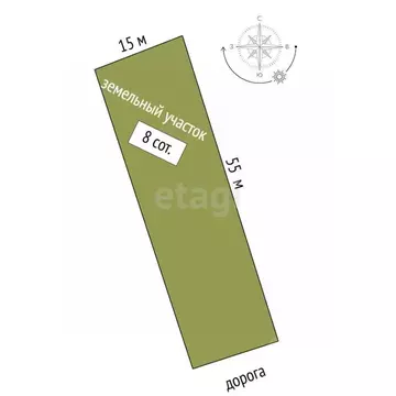 Участок в Архангельская область, Приморский муниципальный округ, д. ...