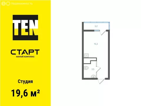 Квартира-студия: Екатеринбург, микрорайон Академический, 4-й квартал ...