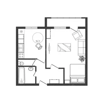 1-к кв. Брянская область, Брянск Почтовая ул., 150 (32.0 м)