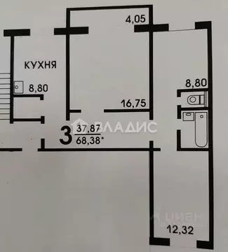 3-к кв. Красноярский край, Красноярск Северный мкр, ул. Мате Залки, 6А ...