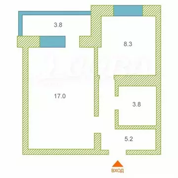 1-к кв. Тюменская область, Тюмень ул. Мельникайте, 125б (35.0 м)