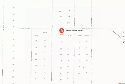 Участок в Ростовская область, Волгодонск ул. Новороссийская (6.0 сот.)