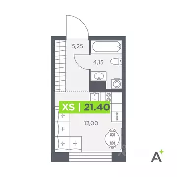 Студия Санкт-Петербург пос. Шушары,  (21.4 м)