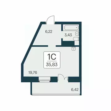Студия Новосибирская область, Новосибирск Ипподромская ул., 12 (35.4 ...