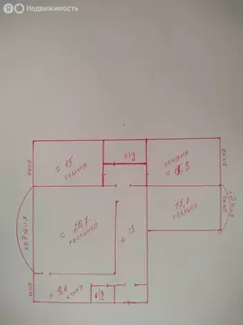 4-комнатная квартира: Москва, Привольная улица, 25 (101.3 м)