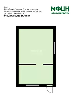 Дом в Суйсарь, улица Любы Тумановой, 15 (54 м)