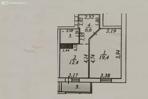 1-комнатная квартира: Арамиль, Октябрьская улица, 153 (42 м)