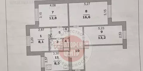 4-к кв. Белгородская область, Белгород 10-й мкр, ул. 60 лет Октября, 1 ...