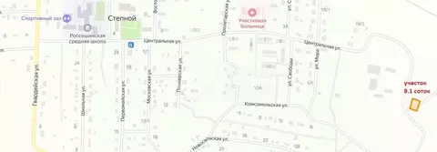 Участок в Волгоградская область, Городищенский район, Россошенское ...