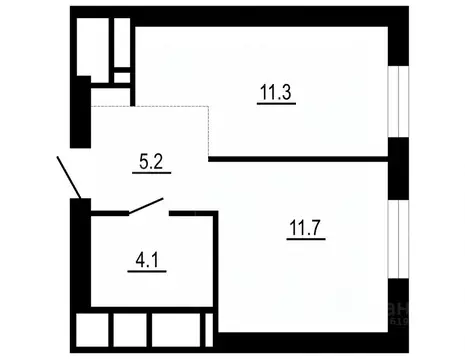1-к кв. Тюменская область, Тюмень Новгородская ул., 14 (32.3 м)