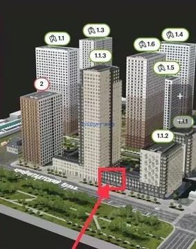 Торговая площадь в Москва Кронштадтский 9 жилой комплекс, 11.2 (113 м)
