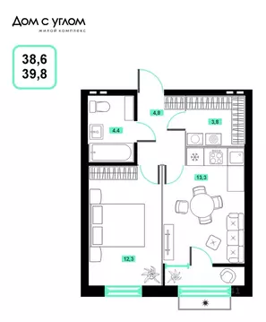 1-к кв. Приморский край, Владивосток ул. Нейбута, 137с1 (39.8 м)