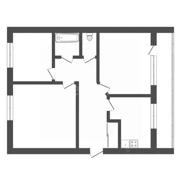 3-к кв. Амурская область, с. Тамбовка ул. Трудовая, 28 (58.4 м)