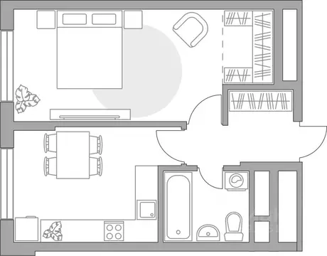 1-к кв. Московская область, Балашиха Алексеевская Роща мкр, Новая ...