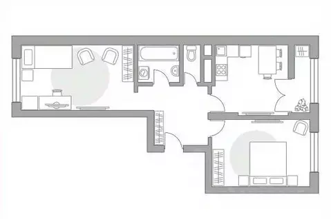 2-к кв. Московская область, Балашиха ул. Яганова, 3 (53.18 м)