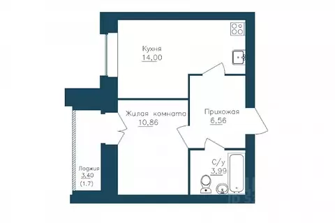 1-к кв. Вологодская область, Череповец 107-й мкр, ГринВилль жилой ...